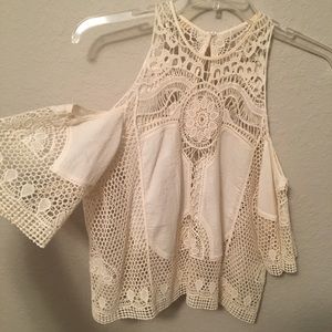 Hollister Crochet Top